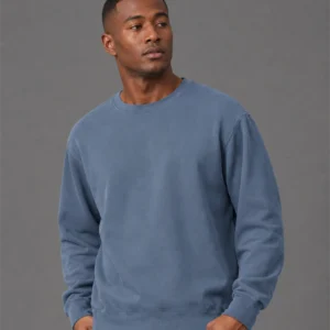 Comfort Colors 1466 Unisex Garment-Dyed Lightweight Fleece Crewneck Sweatshirt