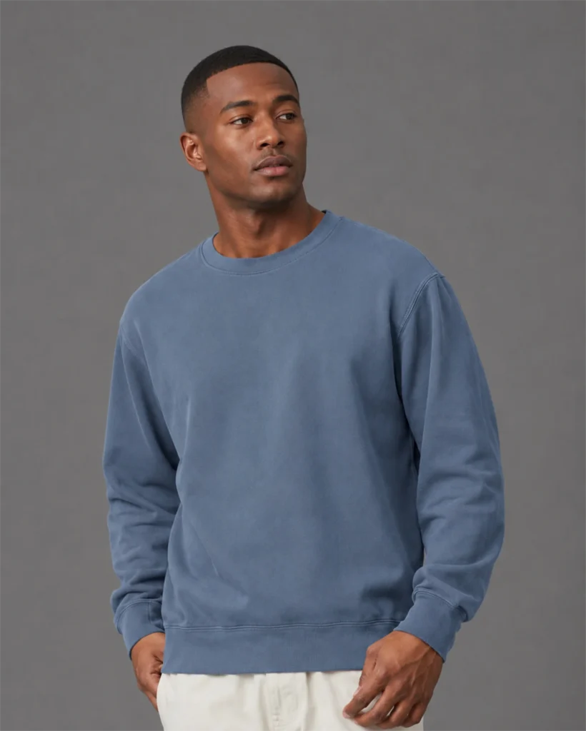 Comfort Colors 1466 Unisex Garment-Dyed Lightweight Fleece Crewneck Sweatshirt