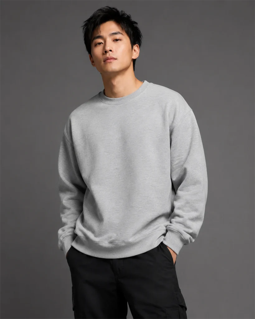 American Apparel Unisex ReFlex Fleece Crewneck Sweatshirt